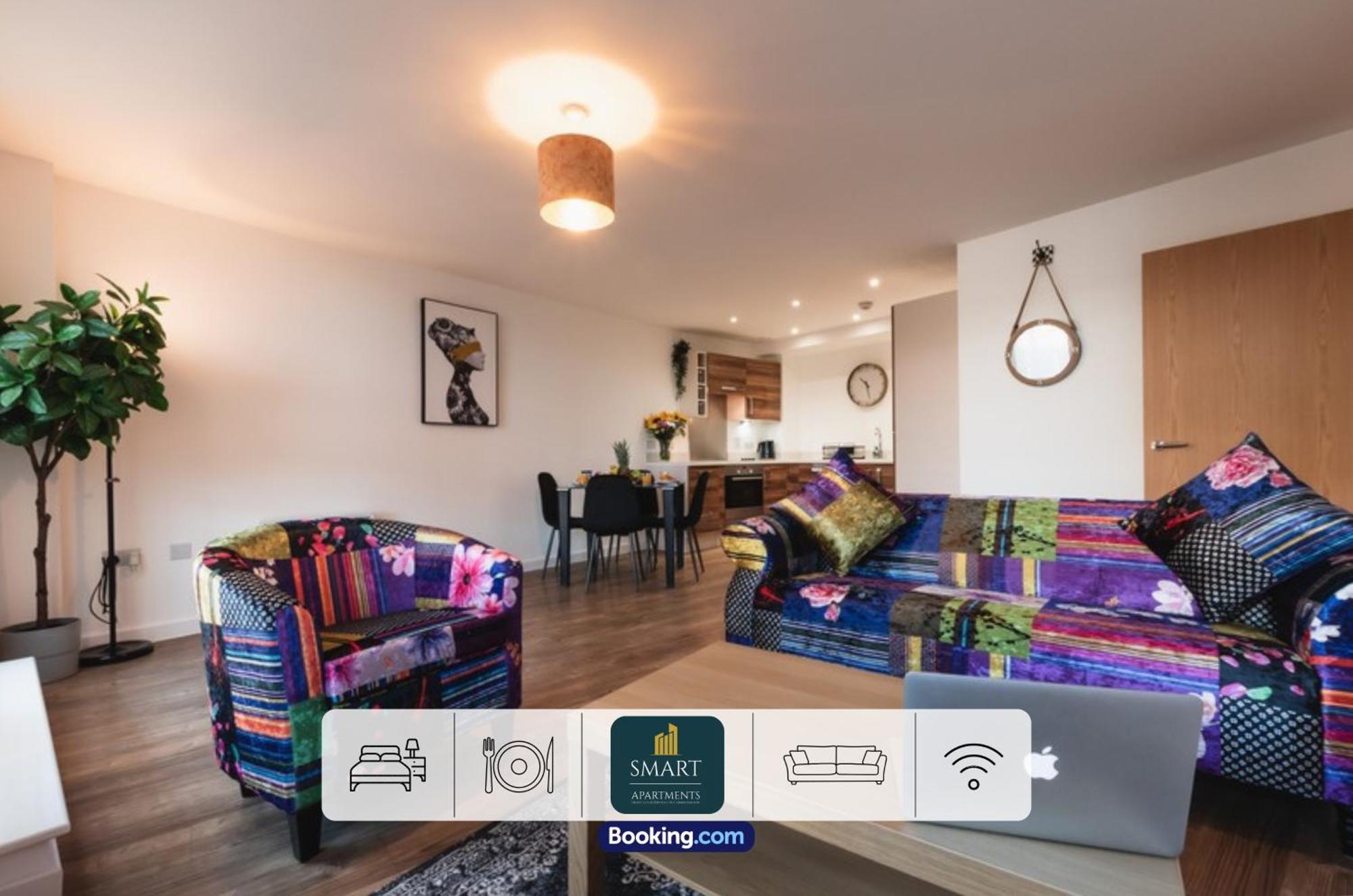 Spacious City Center Apartment By Smart Apartments Short Lets & Serviced Accommodation Apartment Southampton With Free Wifi Екстериор снимка